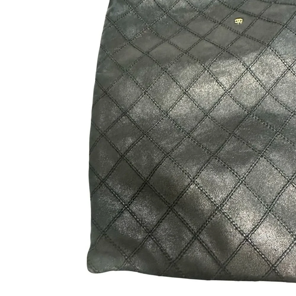CHANEL Black Drawstring Bag
